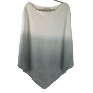 Barefoot Dreams CozyChic‎ Ultra Lite Ocean Breeze Poncho Sweater Soft OS Plus